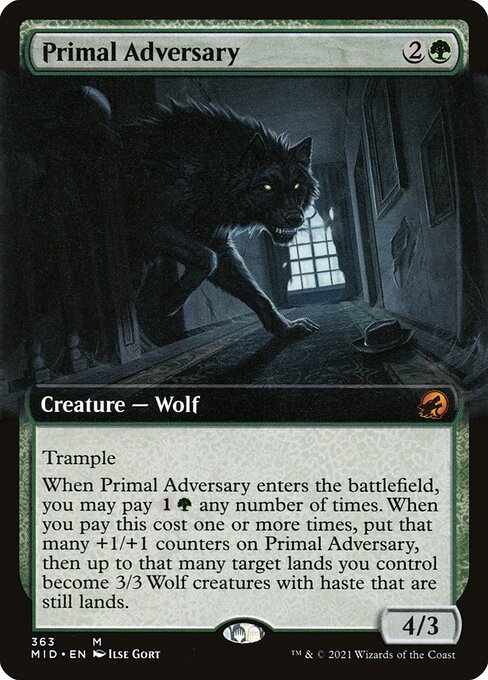 Primal Adversary (Extended Art) - Innistrad: Midnight Hunt