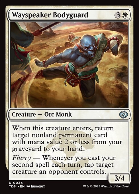 Wayspeaker Bodyguard (Foil) - Tarkir: Dragonstorm