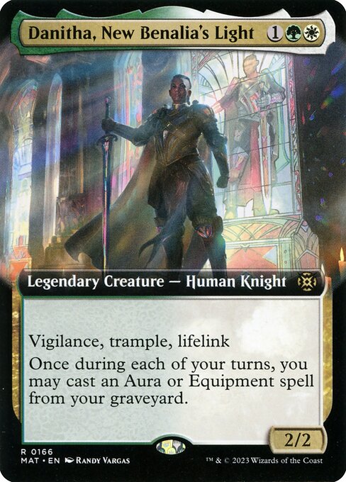 Danitha, New Benalia's Light (Extended Art) (Foil) - March of the Machine: The Aftermath