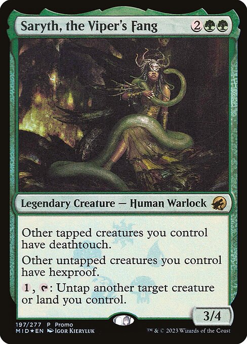 Saryth, the Viper's Fang (Foil) - Media Promos