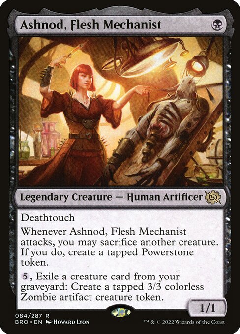 Ashnod, Flesh Mechanist (Foil) - The Brothers' War