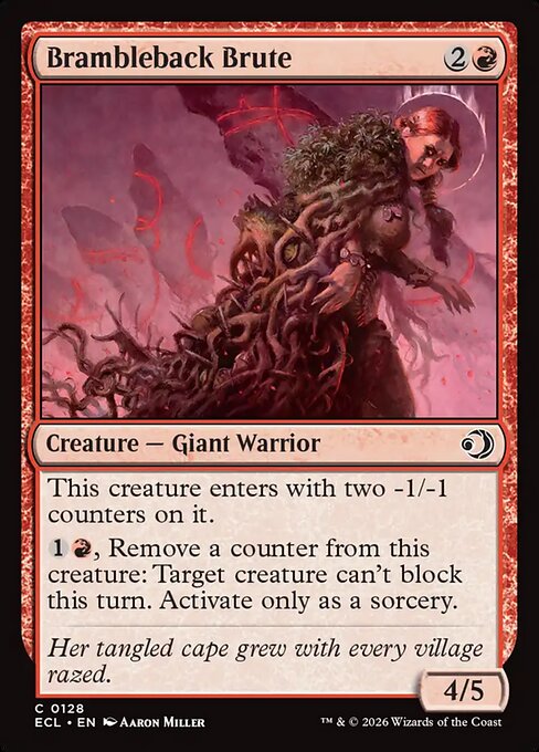 Brambleback Brute (Foil) - Lorwyn Eclipsed