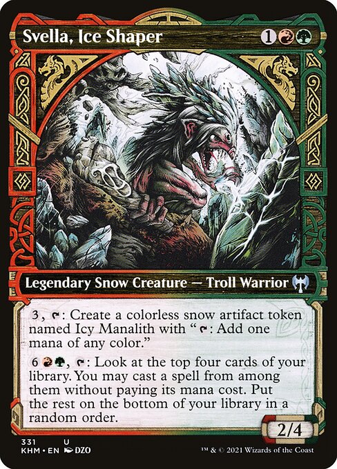 Svella, Ice Shaper (Showcase) - Kaldheim