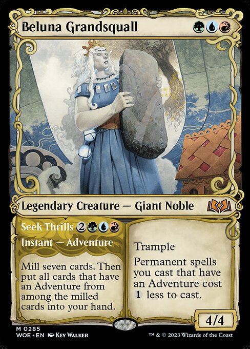 Beluna Grandsquall (Showcase) - Wilds of Eldraine