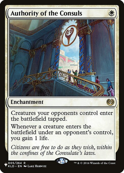 Authority of the Consuls - The List Reprints