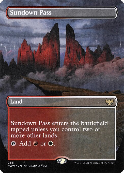 Sundown Pass (Borderless) - Innistrad: Crimson Vow