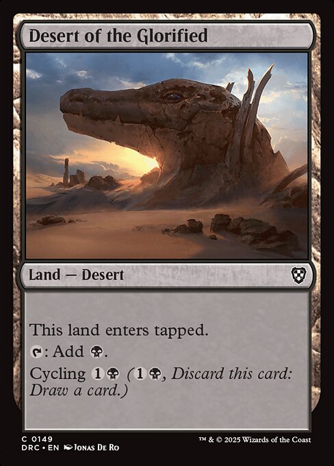 Desert of the Glorified - Commander: Aetherdrift