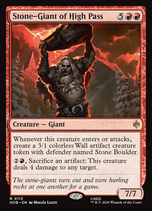Stone-Giant of High Pass (Foil) - The Hobbit