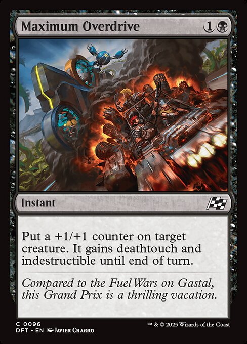 Maximum Overdrive (Foil) - Aetherdrift