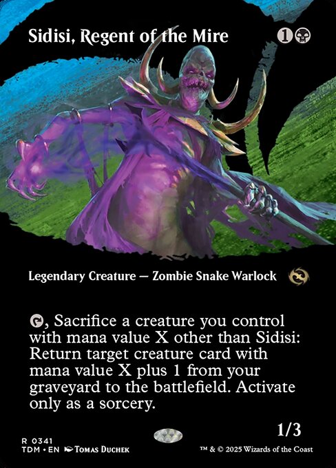 Sidisi, Regent of the Mire (Borderless) - Tarkir: Dragonstorm