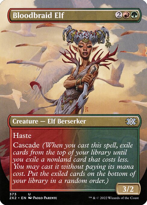 Bloodbraid Elf (Borderless) - Double Masters 2022