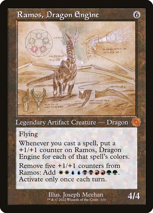 Ramos, Dragon Engine (Schematic) - The Brothers' War: Retro Frame Artifacts