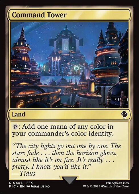 Command Tower (0486) - Commander: FINAL FANTASY