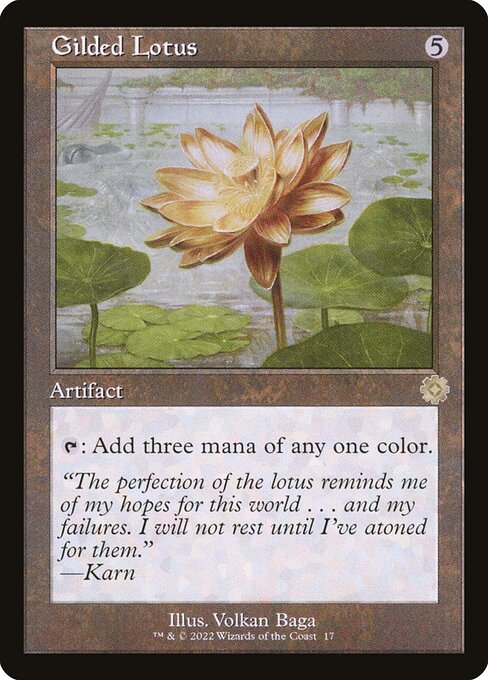 Gilded Lotus - The Brothers' War: Retro Frame Artifacts