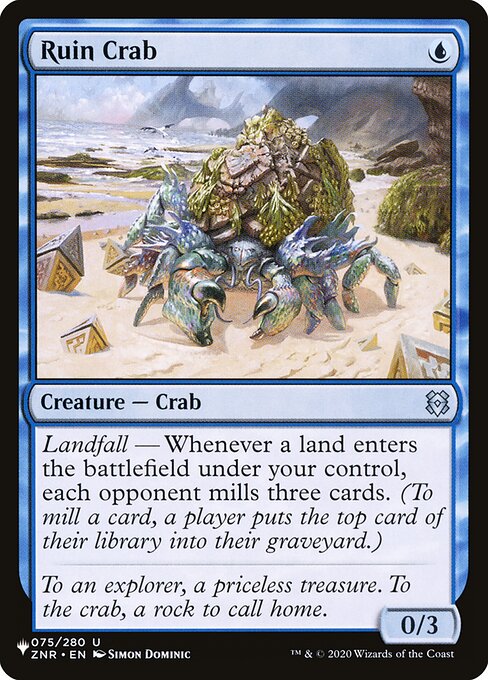 Ruin Crab - The List Reprints
