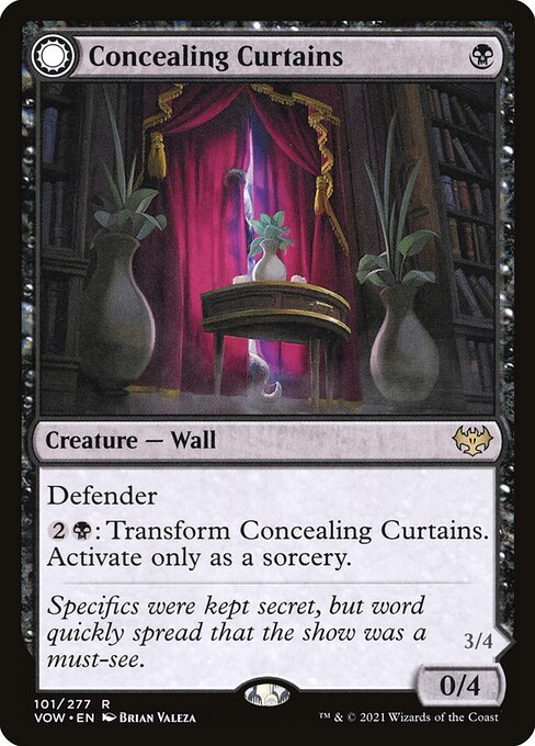 Concealing Curtains - Innistrad: Crimson Vow