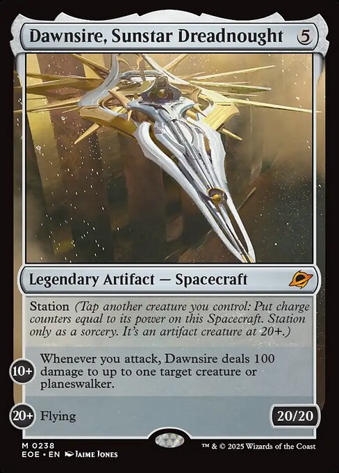 Dawnsire, Sunstar Dreadnought (Foil) - Edge of Eternities