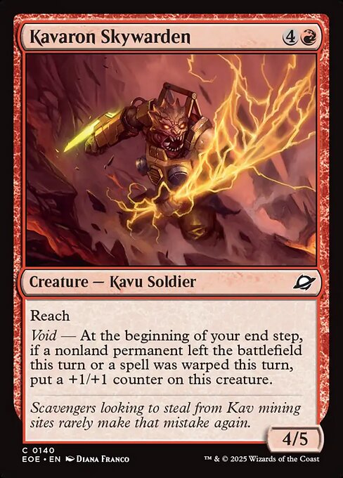 Kavaron Skywarden (Foil) - Edge of Eternities