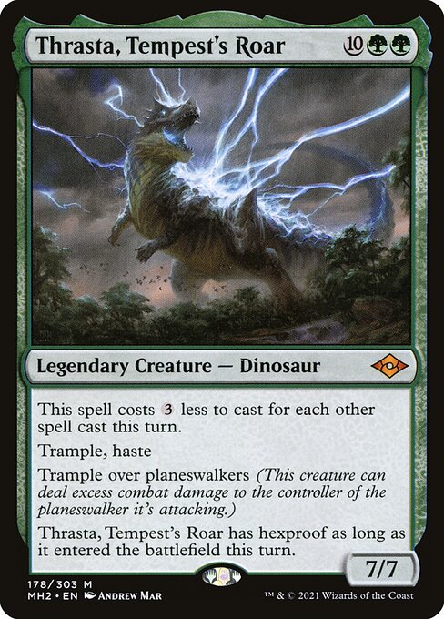 Thrasta, Tempest's Roar (Foil) - Modern Horizons 2