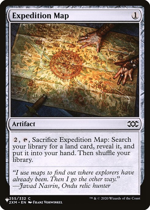 Expedition Map - The List Reprints