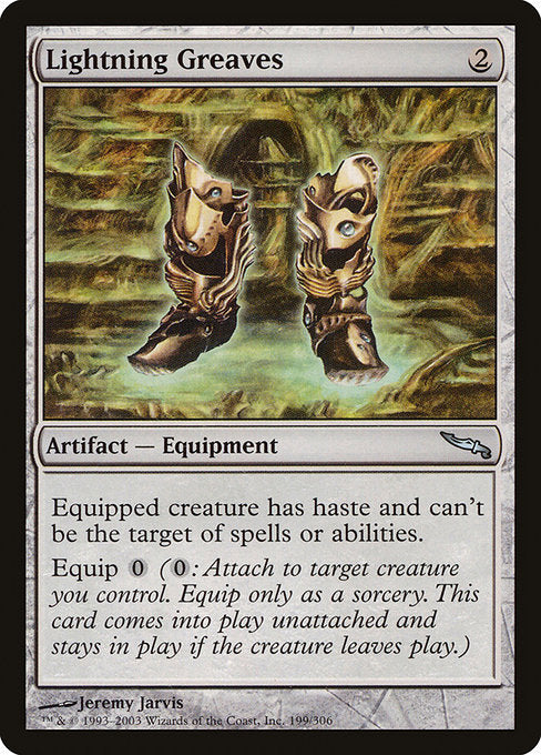Lightning Greaves - Mirrodin
