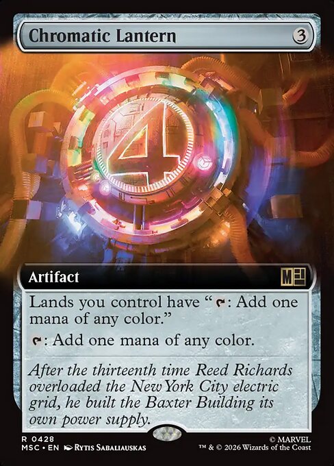 Chromatic Lantern (Extended Art) - Commander: Marvel Super Heroes