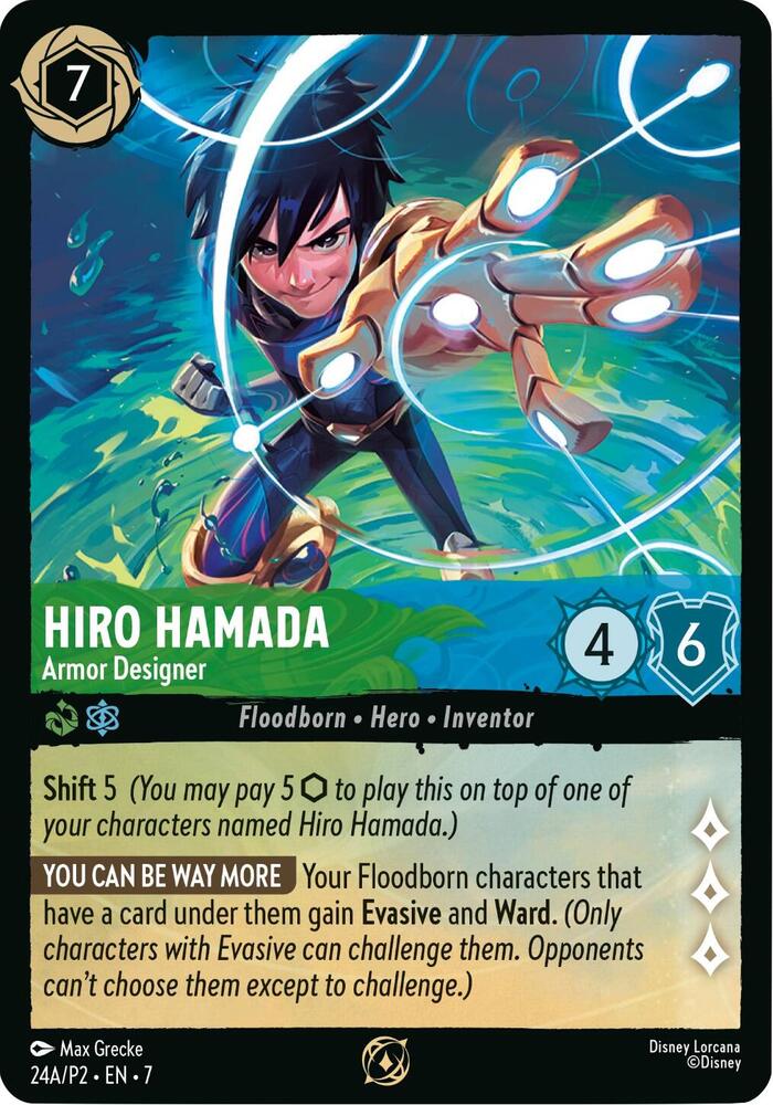 Hiro Hamada - Armor Designer (Store Championship Participant) - Disney Lorcana Promo Cards