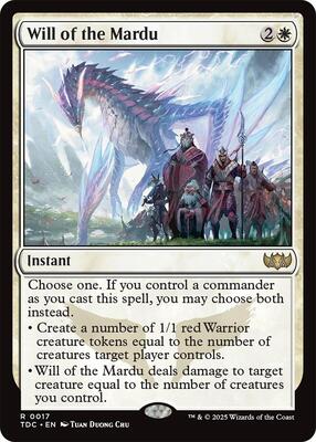 Will of the Mardu - Commander: Tarkir: Dragonstorm
