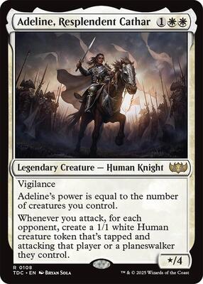 Adeline, Resplendent Cathar - Commander: Tarkir: Dragonstorm