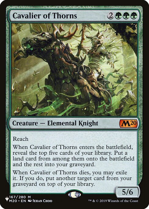 Cavalier of Thorns - The List Reprints