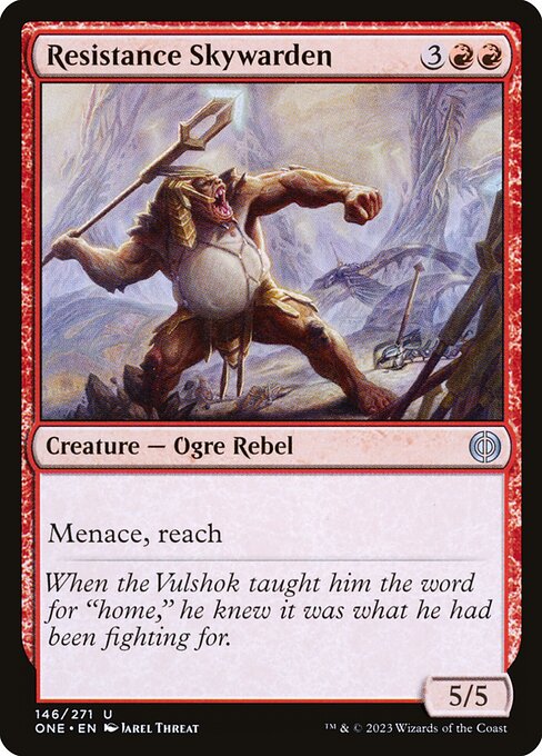 Resistance Skywarden - Phyrexia: All Will Be One