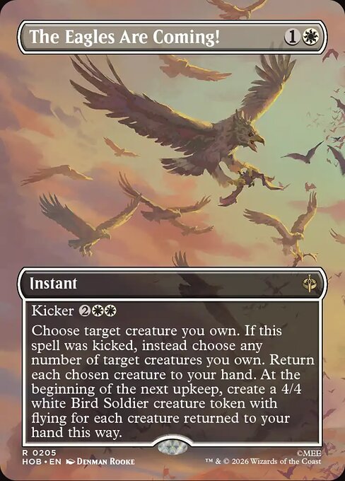 The Eagles Are Coming! (Borderless) - The Hobbit