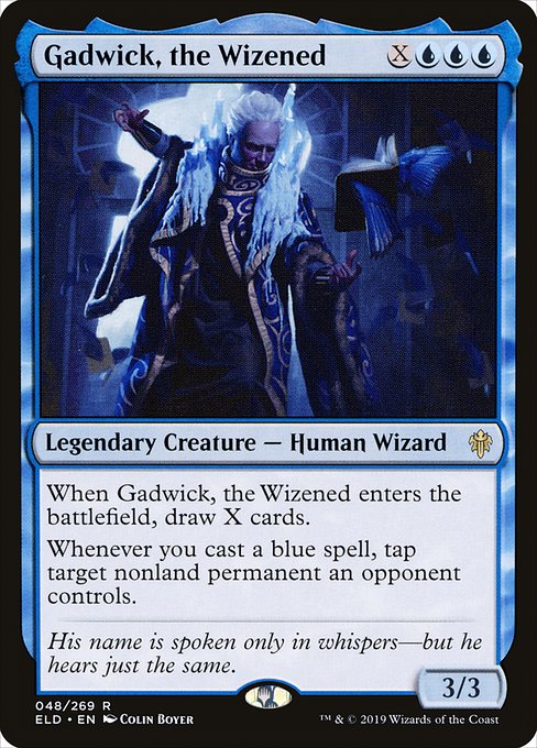 Gadwick, the Wizened (Extended Art) - Throne of Eldraine