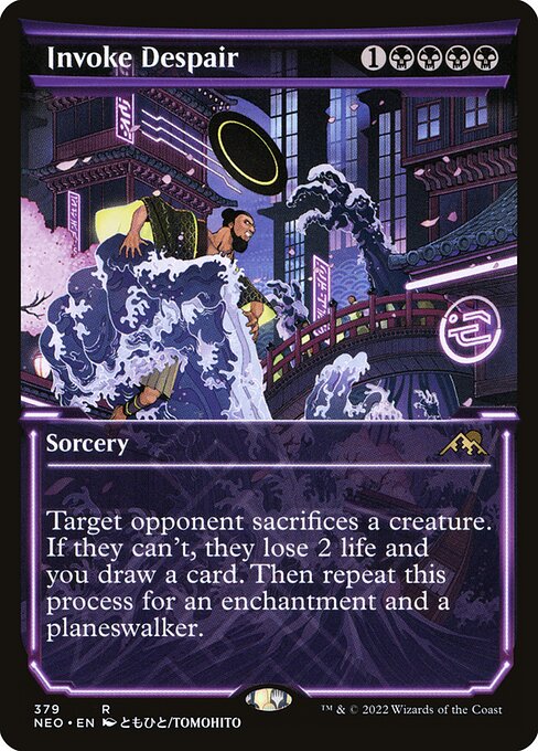Invoke Despair (Showcase) - Kamigawa: Neon Dynasty