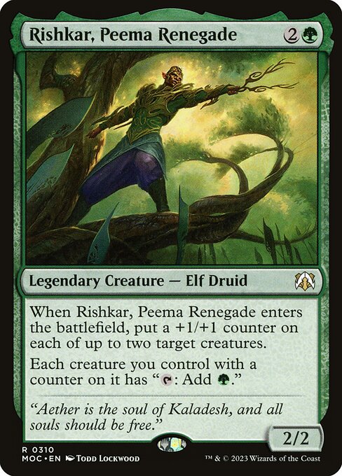 Rishkar, Peema Renegade - Commander: March of the Machine