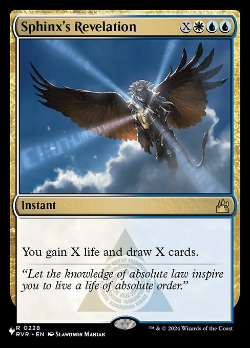 Sphinx's Revelation - The List Reprints