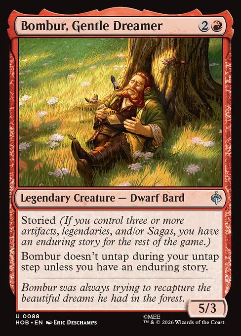 Bombur, Gentle Dreamer (Foil) - The Hobbit