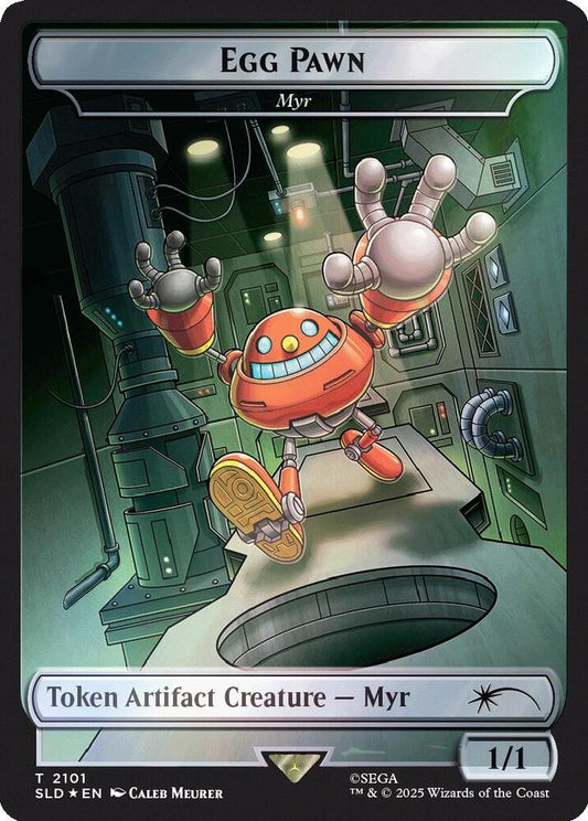 Egg Pawn - Myr Token (Rainbow Foil) - Secret Lair Drop Series
