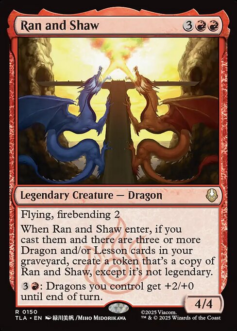 Ran and Shaw (Foil) - Avatar: The Last Airbender