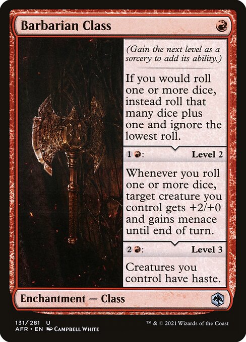 Barbarian Class (Foil) - Adventures in the Forgotten Realms