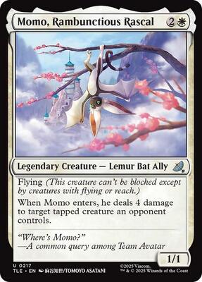 Momo, Rambunctious Rascal (0217) - Avatar: The Last Airbender: Eternal-Legal