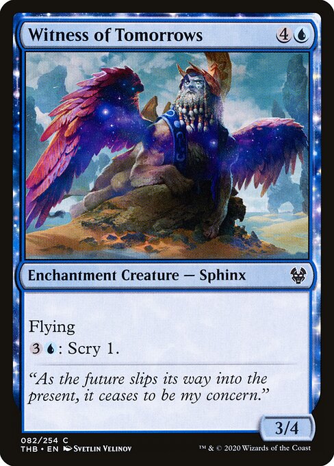Witness of Tomorrows (Foil) - Theros Beyond Death
