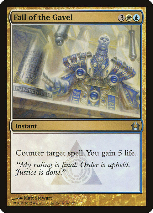 Fall of the Gavel (Foil) - Return to Ravnica