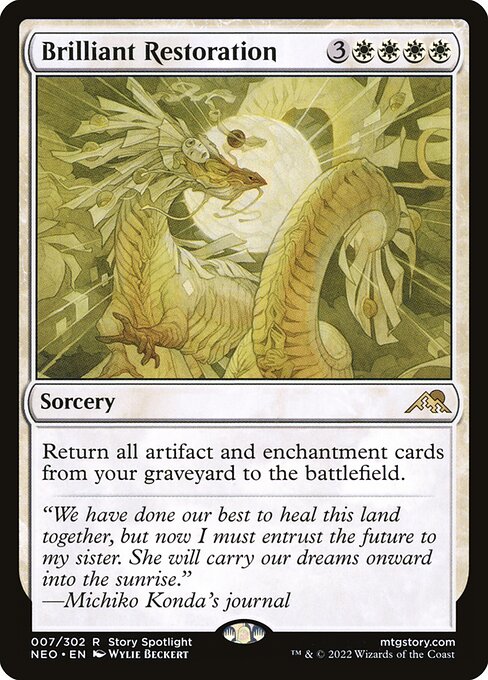 Brilliant Restoration (Foil) - Kamigawa: Neon Dynasty
