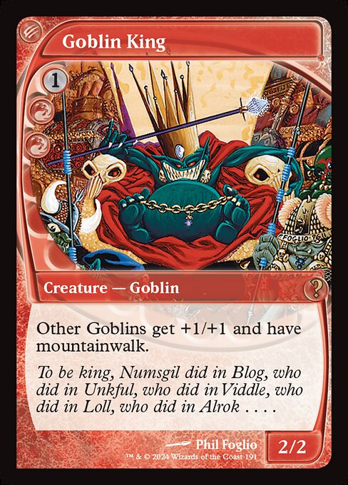 Goblin King (Future Sight) (Foil) - Mystery Booster 2