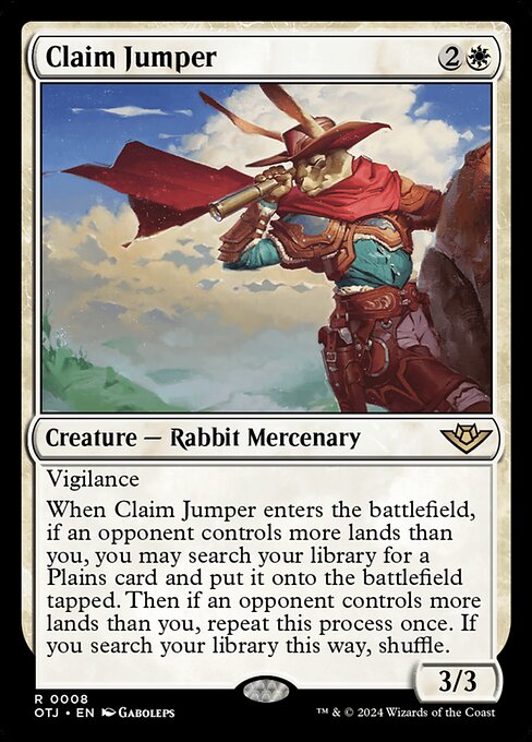 Claim Jumper (Foil) - Outlaws of Thunder Junction