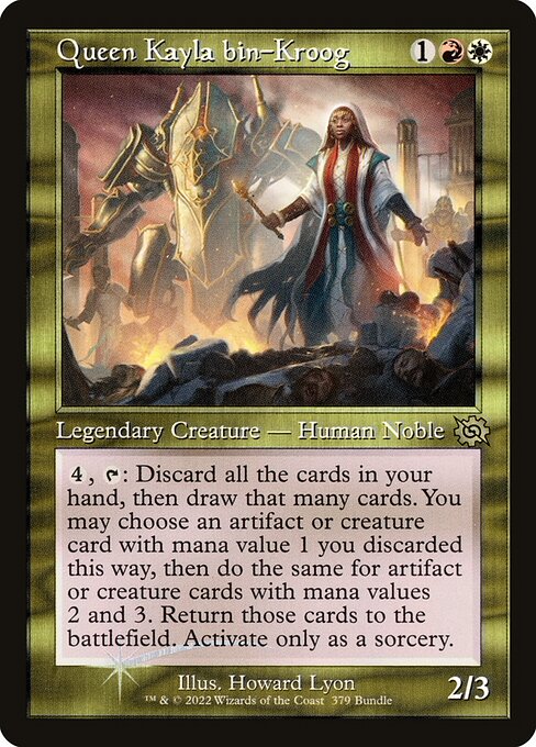 Queen Kayla bin-Kroog (Retro Frame) (BRO Bundle) - Unique and Miscellaneous Promos