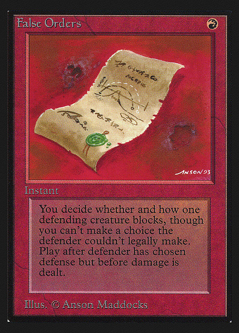 False Orders (CE) - Collector's Edition