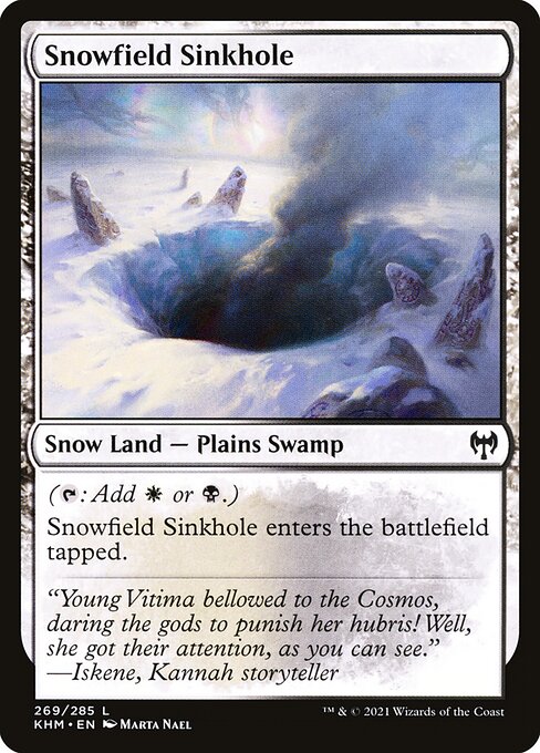 Snowfield Sinkhole - Kaldheim
