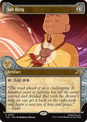 Sol Ring (Showcase) - Avatar: The Last Airbender: Eternal-Legal